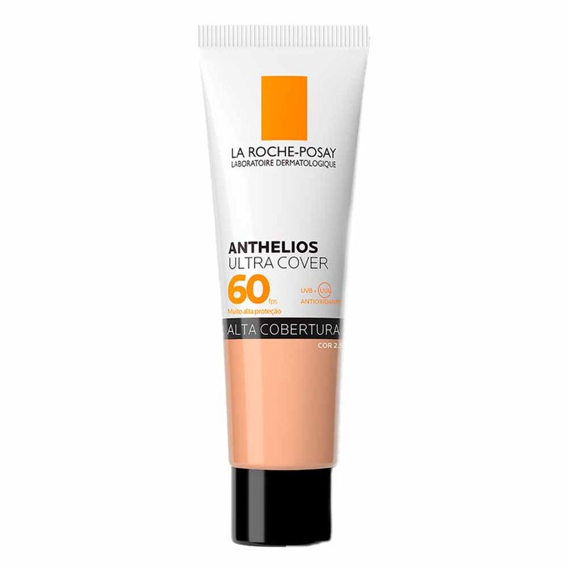 Protetor Solar Facial com Cor Toque Seco FPS 60 La Roche-Posay Anthelios Ultra Cover 2.5